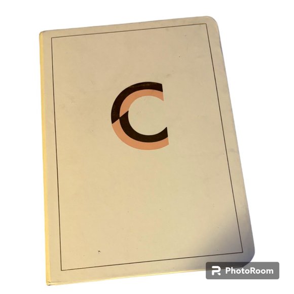 Opal House x Target Monogram Letter C Gold Foil Leaf 5x7 College Rule Journal - Picture 6 of 7